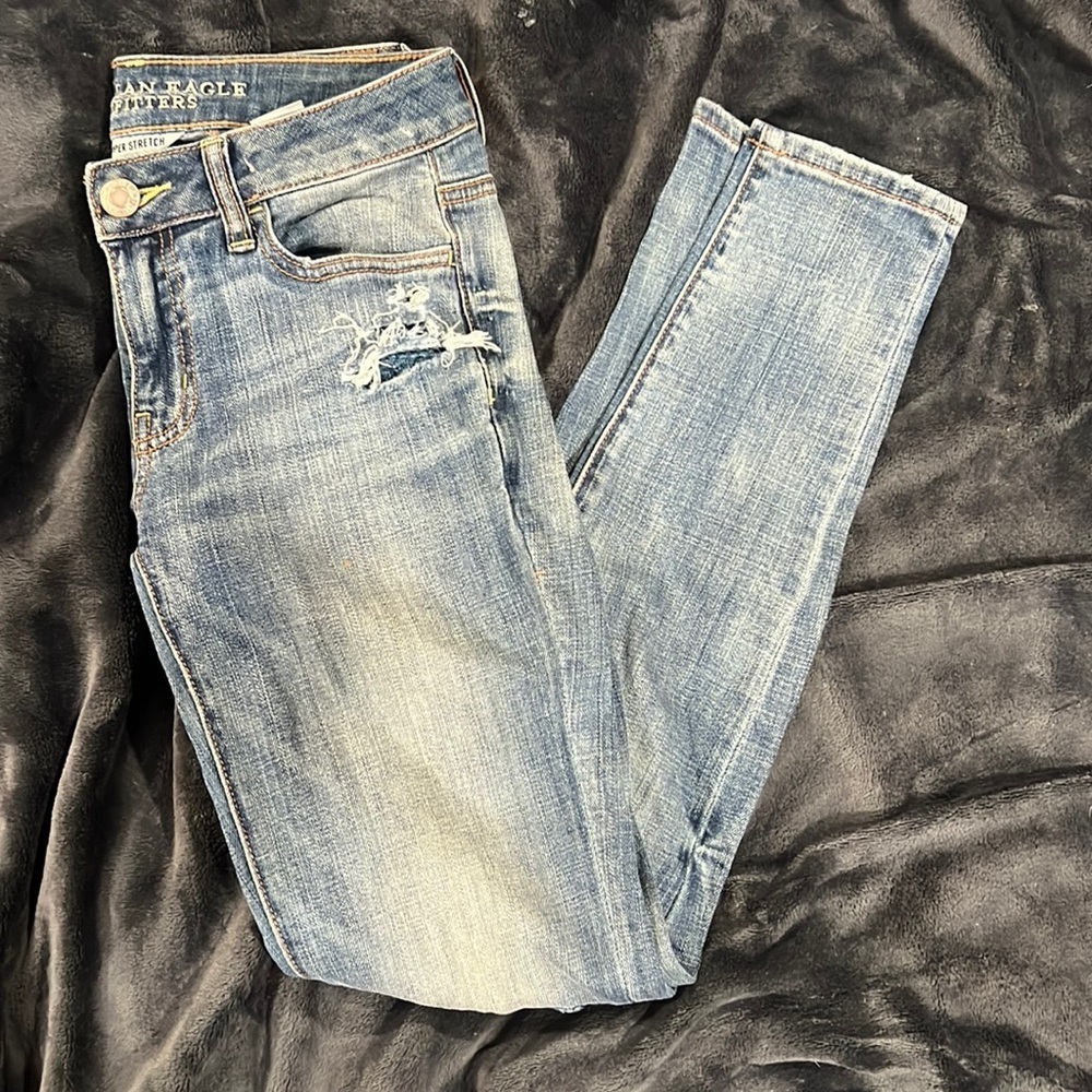 [AEO] NWOT Vintage Collection Lace insert Jeggings